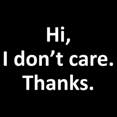 I Dont Care